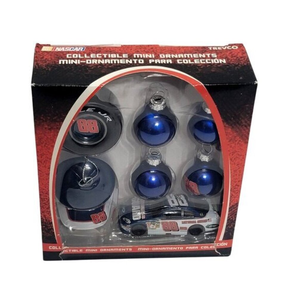 Vintage Dale Earnhardt Jr 88 national guard mini ornament collection blue